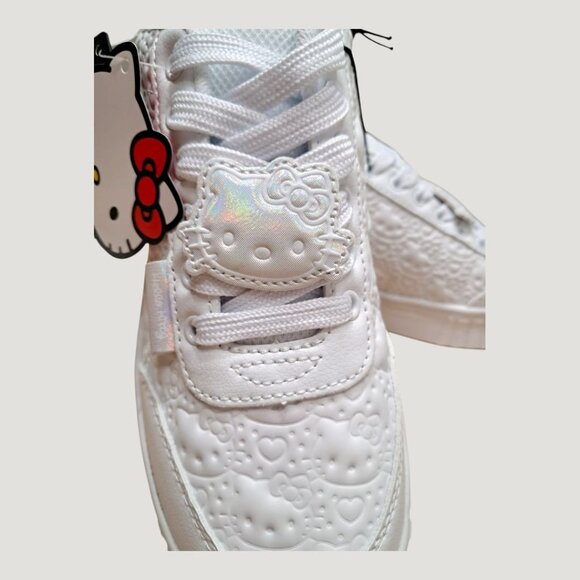 NWT Women's Hello Kitty Lace-Up Sneakers - White - Limited Edition - Multisize - Picture 7 of 13